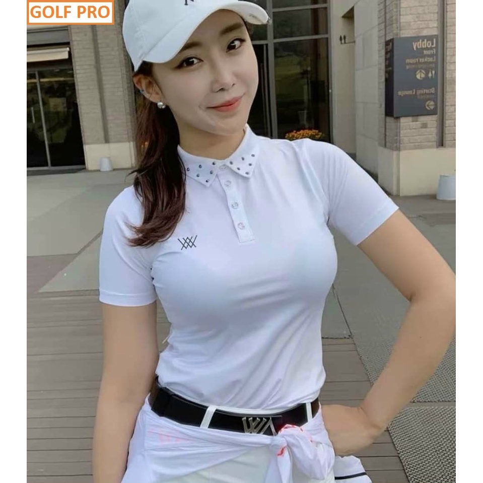 Áo golf nữ ngắn tay thời trang thể thao ANEW GOLF PRO AS003