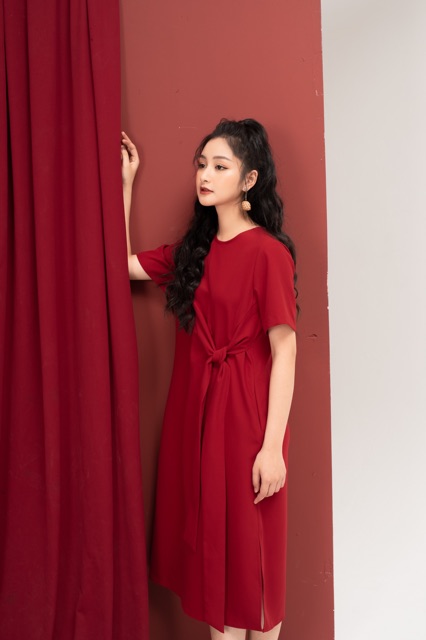[Mã FATHANG5 giảm 10K đơn 50K] Tie-waist dress | BigBuy360 - bigbuy360.vn