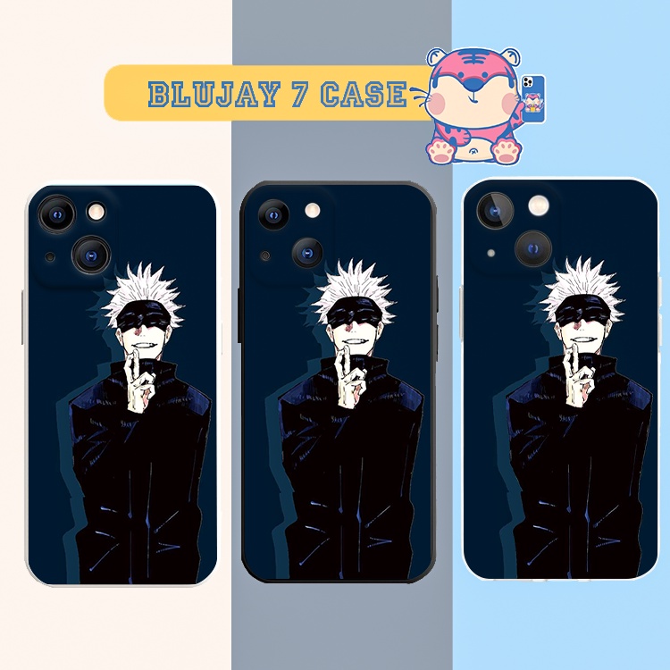 Ốp đt Anime Gojo Satoru trong bóng tối cho Iphone 7/7Plus/8/8Plus/X/Xs/Xs Max/11/11 Promax/13/13 Pro