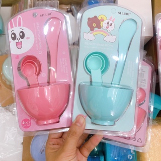 Bộ trộn mặt nạ 6 món pha trộn bột đắp mặt nạ pha kem nhựa - Màu ngẫu nhiên - Mòn Món Mon House