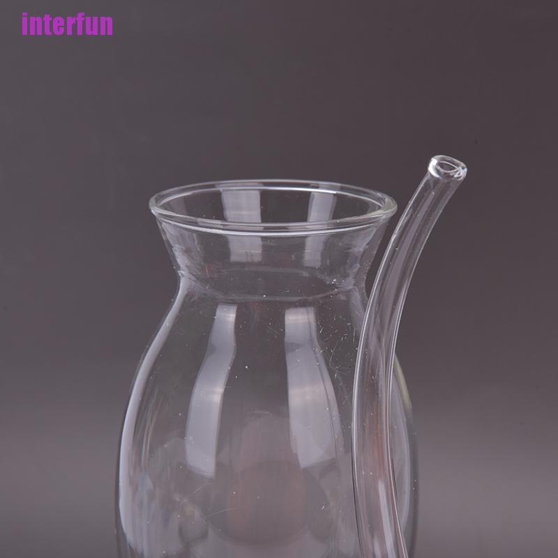 Ly Thủy Tinh Uống Rượu Whiskey Cách Nhiệt Có Tay Cầm