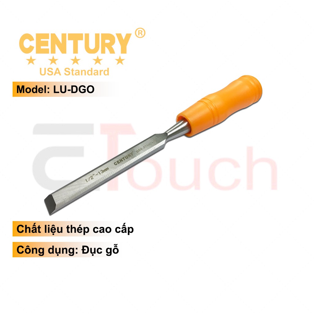 Đục Gỗ Cán Nhựa CENTURY - LU-DGO