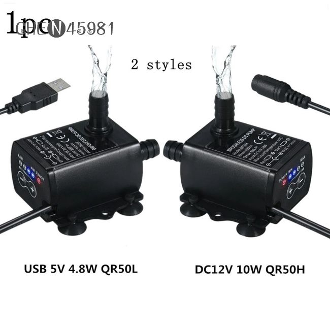 Máy Bơm Nước Mini 4 Chế Độ Dc12V Usb 5v