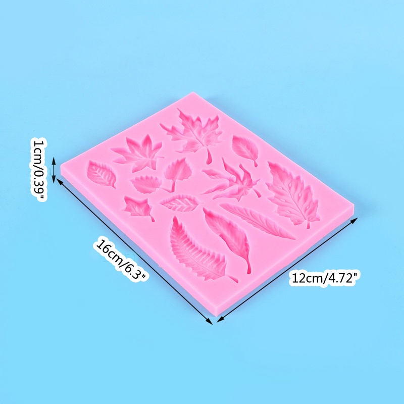 Khuôn Silicone Làm Lủng Lẳng Thủ Công Hình Lá Phong Cho Gia Đình