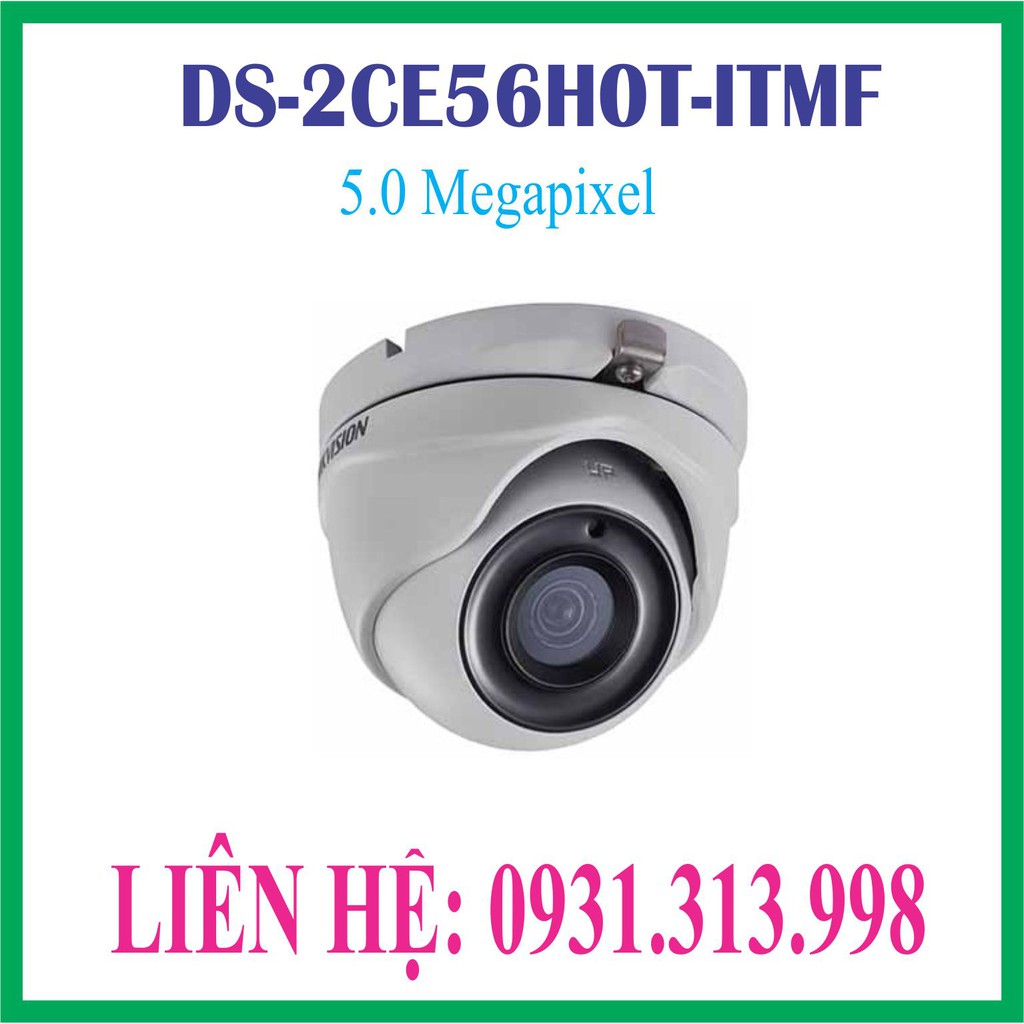 Camera Dome 4 in 1 hồng ngoại 5 Megapixel HIKVISON DS-2CE56H0T-ITMF