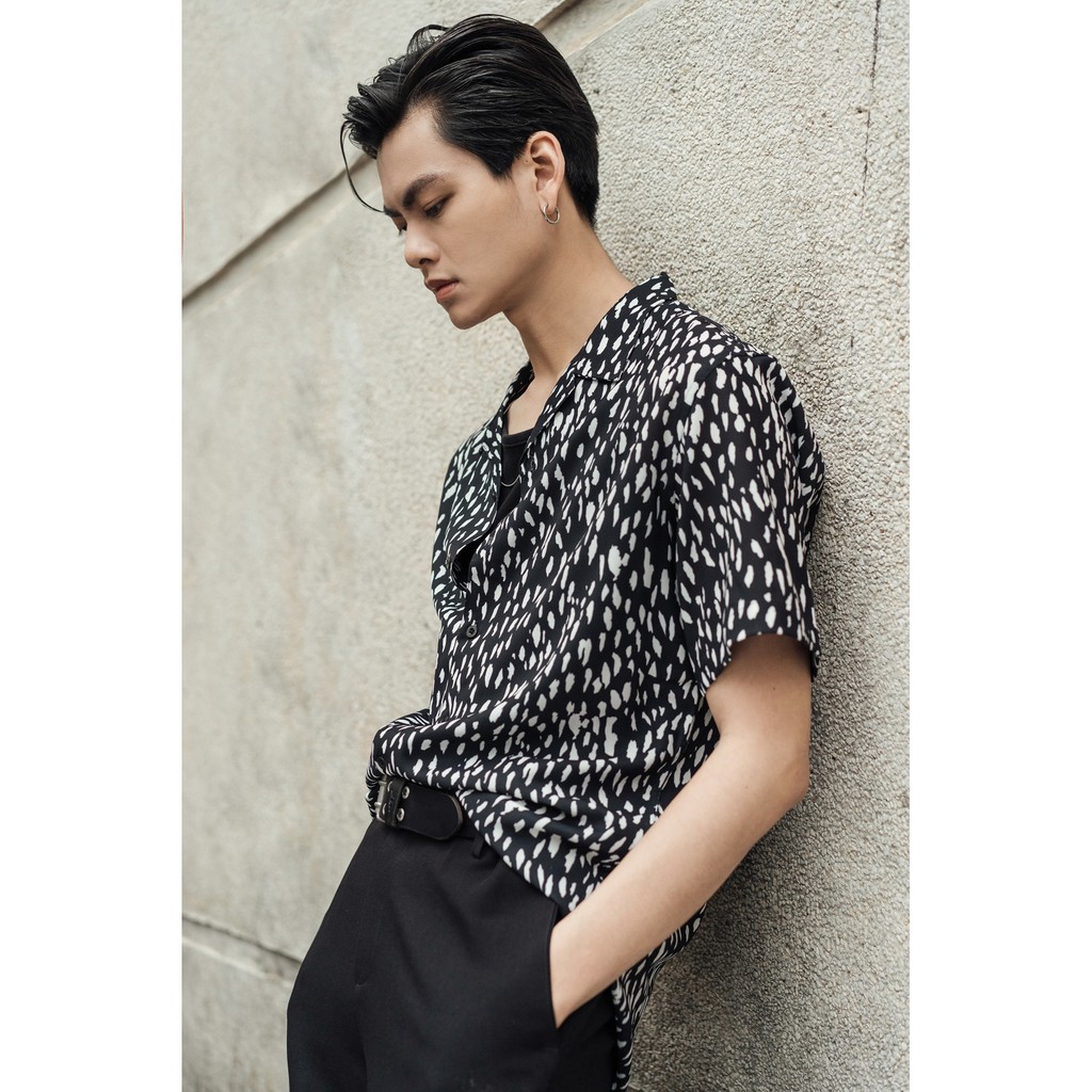 Áo Sơ Mi Ngắn Tay Nam Họa Tiết HIGHWAY MENSWEAR Animal Print Cuban Shirt | BigBuy360 - bigbuy360.vn