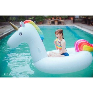 [Giá Xưởng] PHAO BƠI KHỔNG LỒ - KỲ LÂN PONY CẦU VỒNG KHÔNG CÁNH 25A