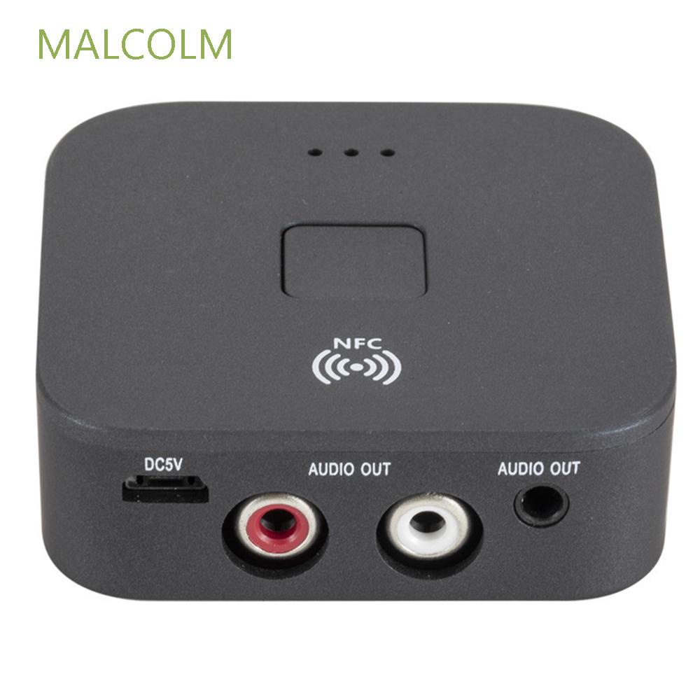 Bộ Chuyển Đổi Âm Thanh Bluetooth Không Dây Malcolm 3.5mm Aux + 2rca / Nhiều Màu Cho Xe Hơi / Tv / Máy Tính