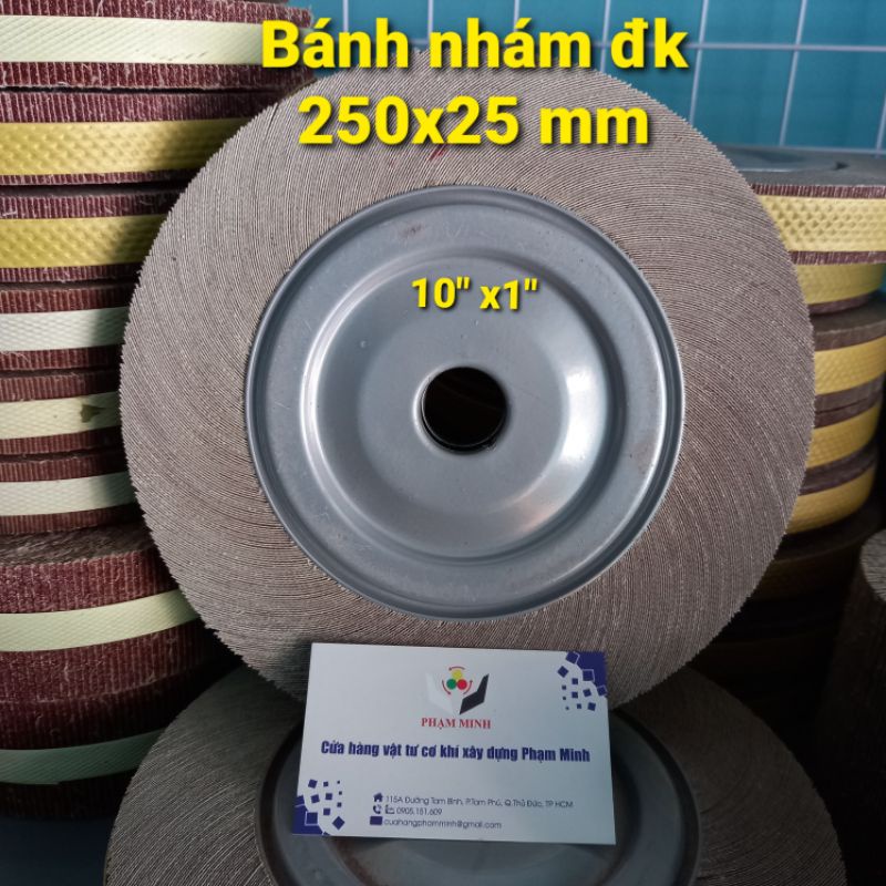 Bánh nhám hay nhám bánh xe PM 250x25x25mm( 10x1'' )