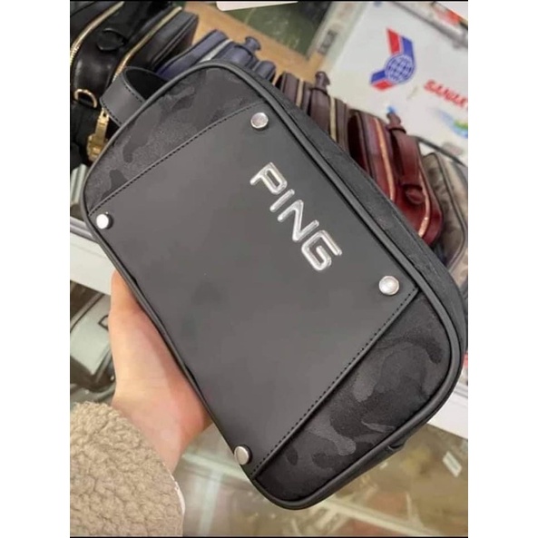 Túi Cầm Tay Golf Ping - Handbag Ping Golf - Túi Ping Clutch - Túi 2 Ngăn Có Thề Đựng Bóng Golf Và Đồ Dùng Cá Nhân