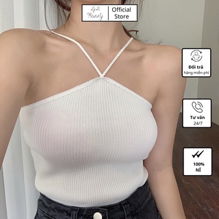 Áo croptop hai dây chất Thun tăm Lylibeauty phong cách Hàn Quốc TL28