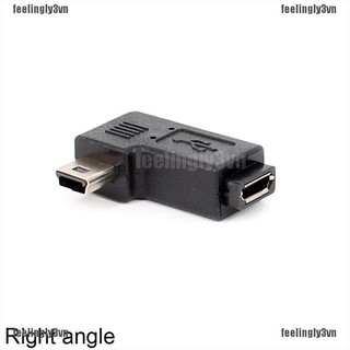 Đầu Nối Góc 90 Độ Từ usb type a mini Sang micro usb