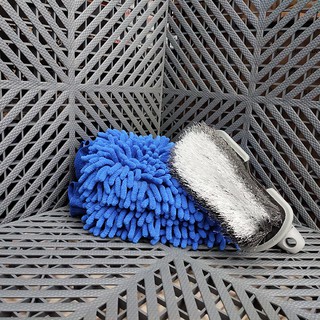 Bộ Bàn Chải Cọ Rửa Lốp Ô Tô và Găng Tay Rửa Xe Tiện Lợi