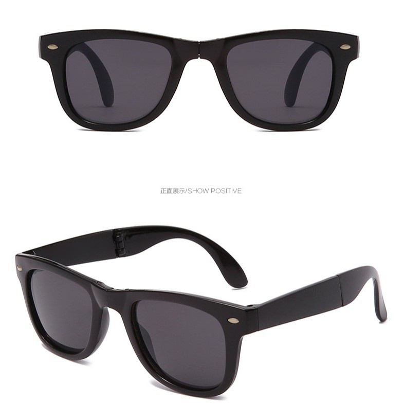 Spots | Folding sports safety explosion-proof sunglasses men and women European and American shades large frame glasses shatterproof xjCD | BigBuy360 - bigbuy360.vn