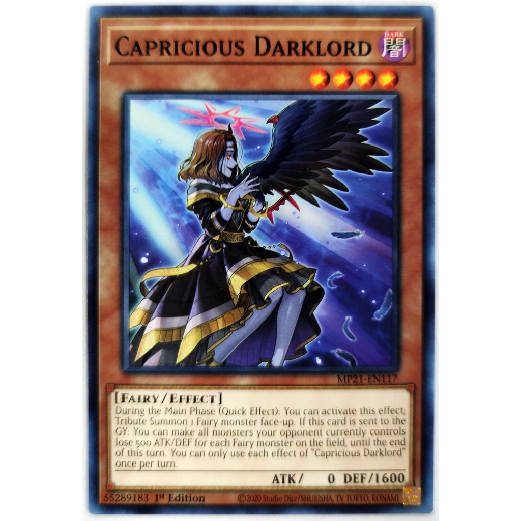 [Thẻ Yugioh] Capricious Darklord |EN| Common