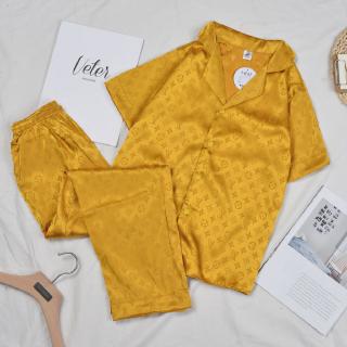 𝑪𝑶𝑪𝑶 𝑩𝑰𝑲𝑰𝑵𝑰 Bộ Đồ Ngủ - Đồ Mặc Nhà Lụa Gấm ( VCD7001 )