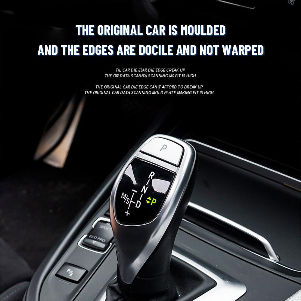 MYRONGVN Núm Gạt Cần Số Xe Hơi Bằng ABS Màu Đen Cho BMW X1 X3 X5 X6