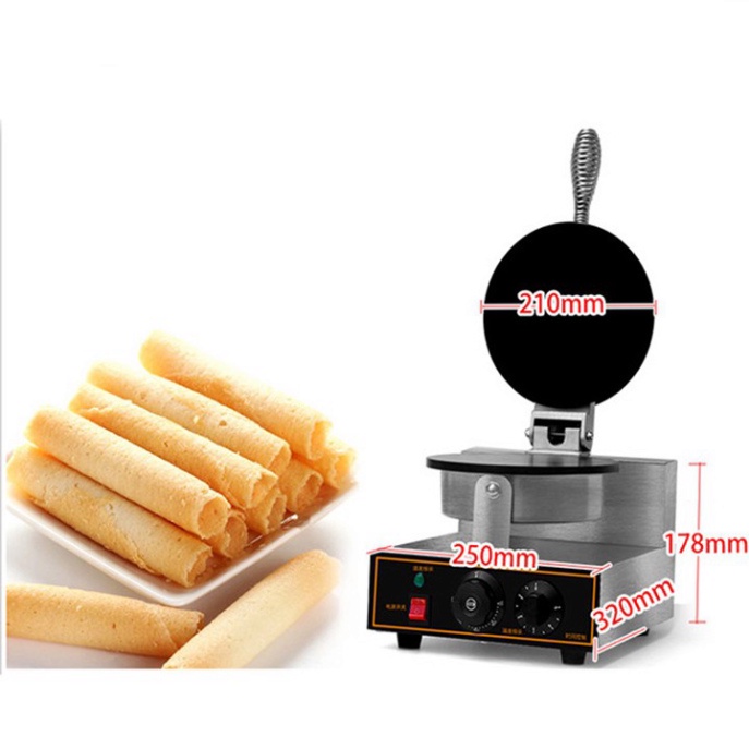 Máy làm bánh quế cuộn, bánh kẹp công nghiệp