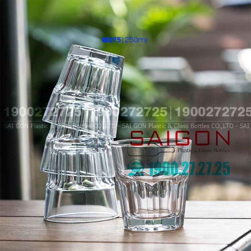 Ly Thủy Tinh Central Lùn 250ml | Nhập Khẩu INDO , Thủy Tinh Cao Cấp | BigBuy360 - bigbuy360.vn