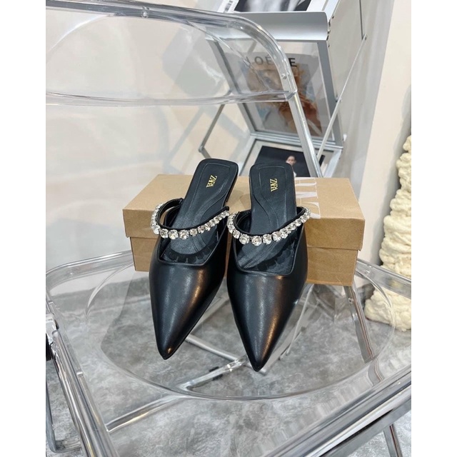 Dép sục zara quai đá fullbox