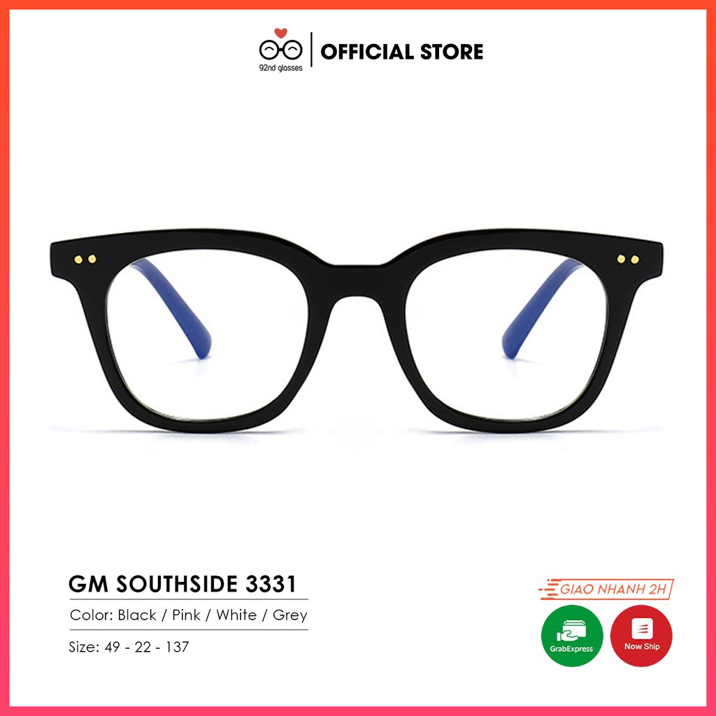 Gọng Kính Cận Thời Trang Unisex dáng vuông nhựa siêu bền Lani 3331 - Lắp Mắt Cận Theo Yêu Cầu