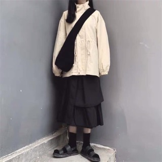 [ORDER TAOBAO] Chân váy vạt dài ulzzang có sẳn