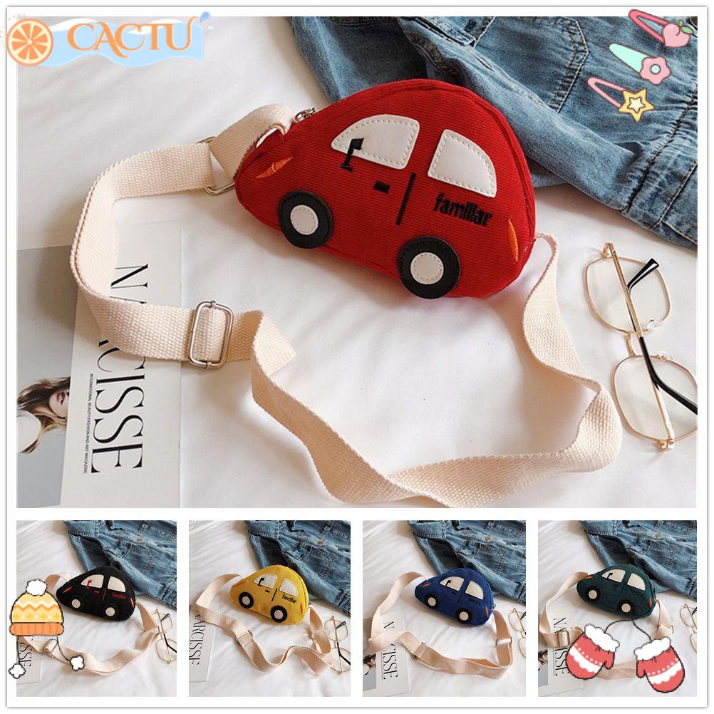 Ba Lô Đi Học Bằng Vải Bạt Nylon In Họa Tiết Xe Hơi Thời Trang Cho Bé Trai Và