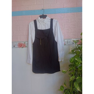 Đầm yếm đen siêu đẹp hàng secondhand Size S