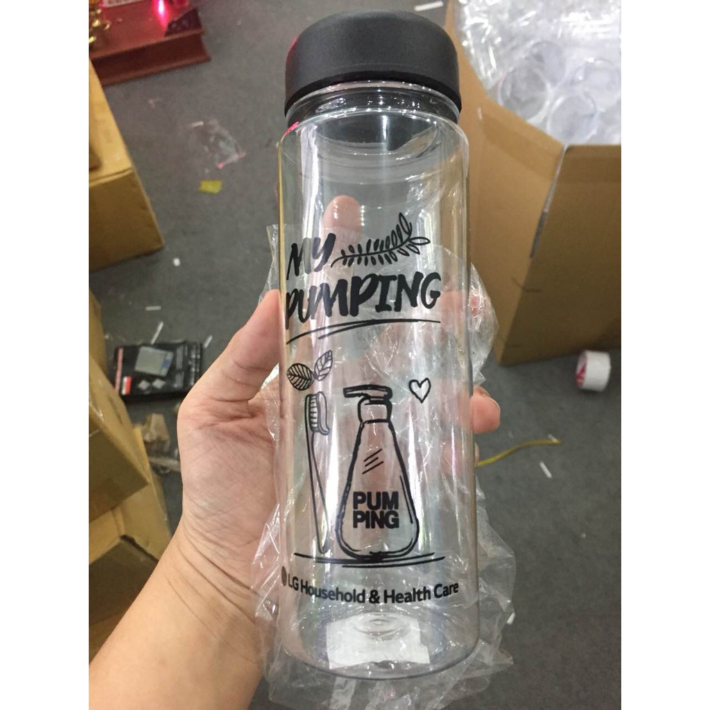 Combo Bộ 20 Bình Nước Nhựa My Bottle Có In Logo Ngẫu Nhiên SP000017