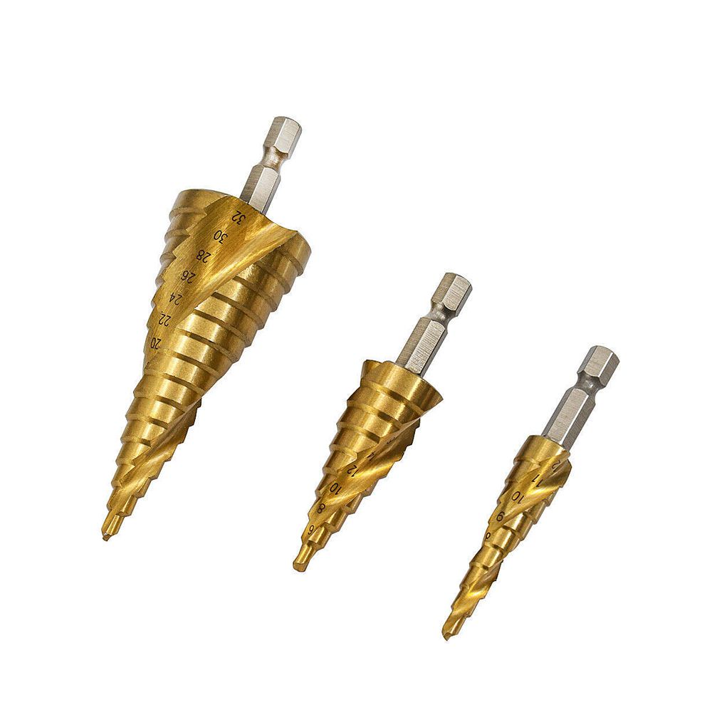 Bộ Mũi Khoan Gỗ Xoắn Ốc HSS 4-12mm 4-20mm 4-32mm