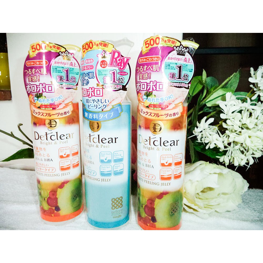 Gel Tẩy Tế Bào Chết Detclear Bright And Peel Nhật Bản 180ml [FREE SHIP]