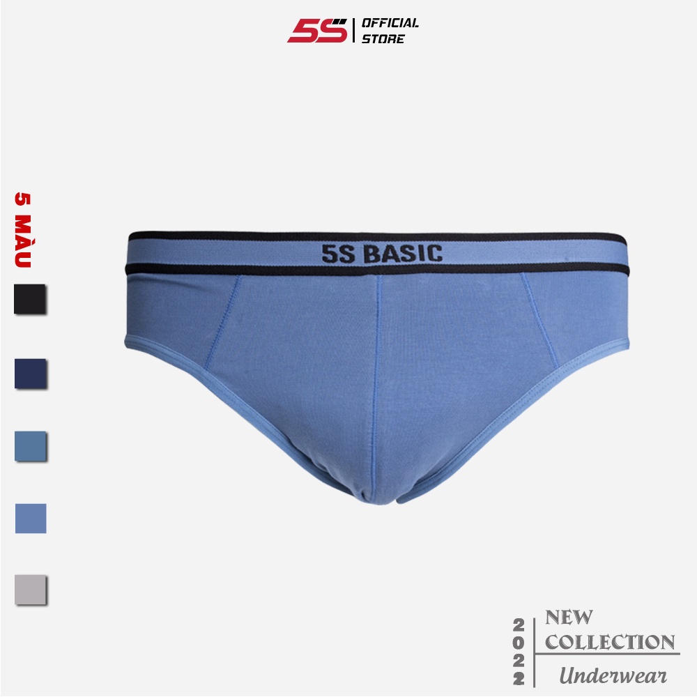 Quần Lót Nam Tam Giác 5S Chất Liệu Cotton Cao Cấp, Cạp To Và Cạp Nhỏ, Mặt Vải Mềm Mịn, Co Giãn Tốt