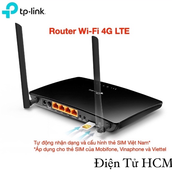 TP-Link 3G/4G LTE N 300Mbps Bộ Phát WiFi -TL-MR6400 - Hàng Chính Hãng