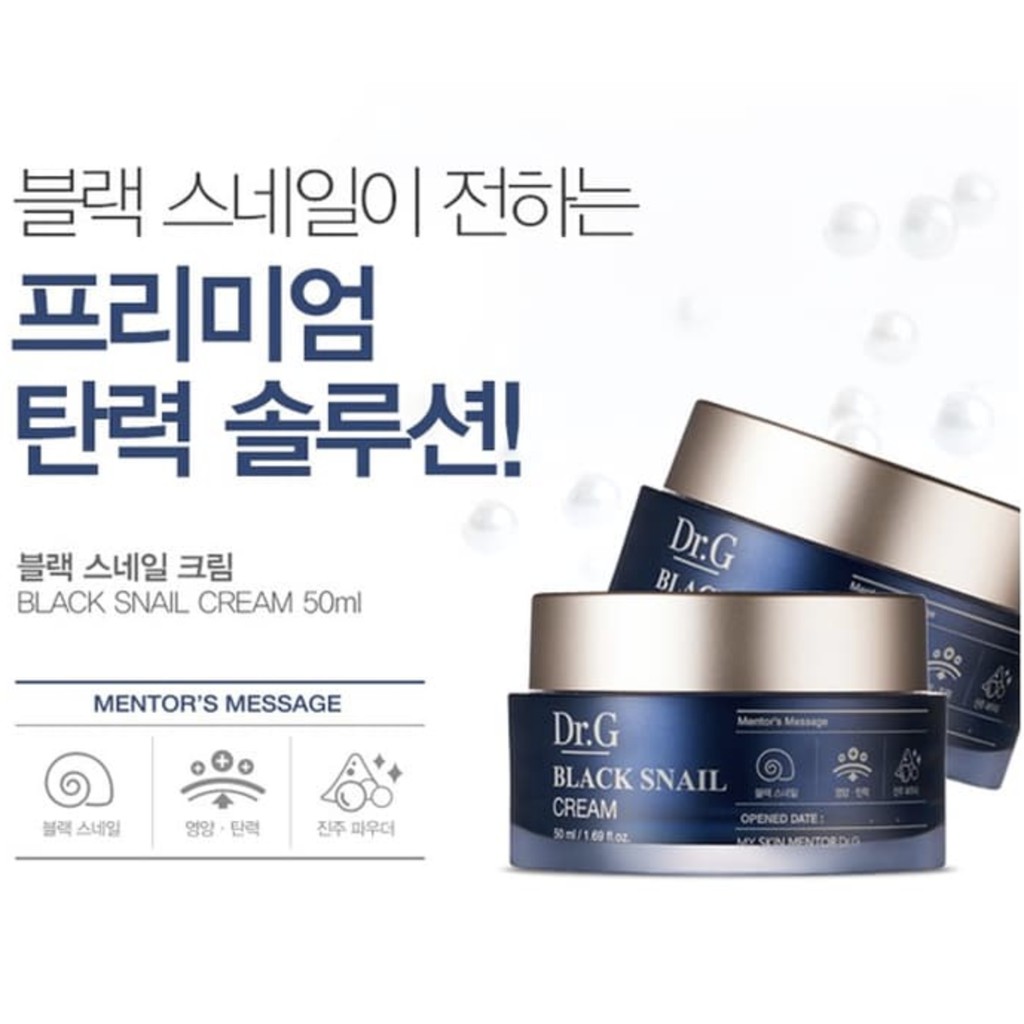 Kem Ốc Sên DRG Black Snail Cream, Kem Chống Lão Hoá Hàn Quốc Chính Hãng