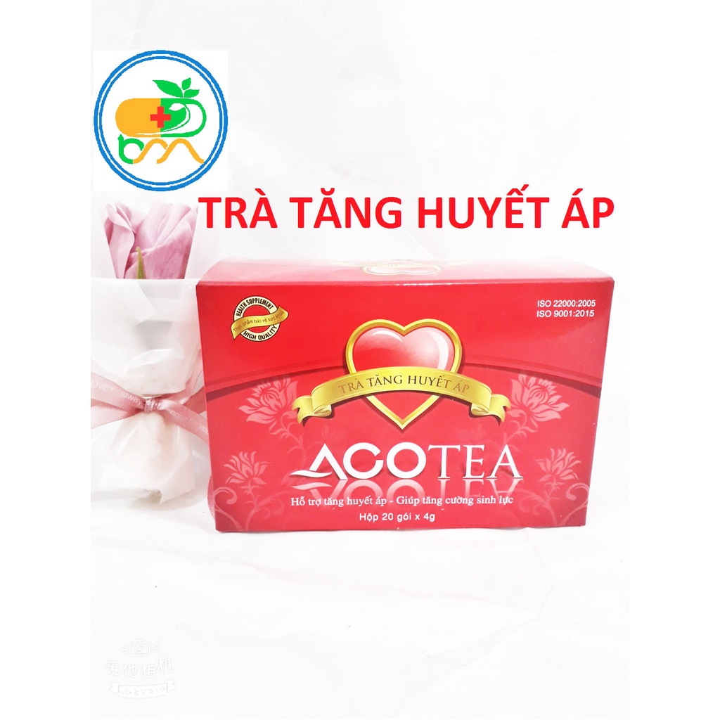 Trà hỗ trợ tăng huyết áp ACOTEA, hỗ trợ giảm triệu chứng của huyết áp thấp: đau đầu, hoa mắt, chóng mặt, hồi hộp,mệt mỏi