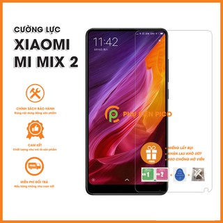 Cường lực Mi Mix 2 full keo - Kính cường lực Xiaomi Mi Mix 2 trong suốt độ cứng 9H