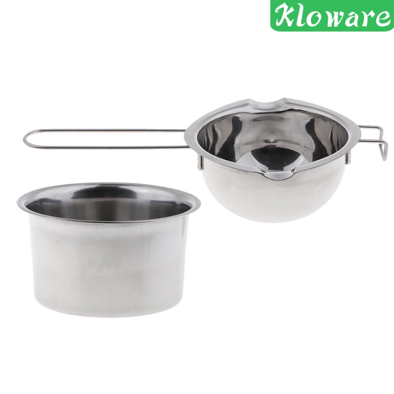 Bộ 2 nồi đun nóng chảy sáp bằng thép không gỉ