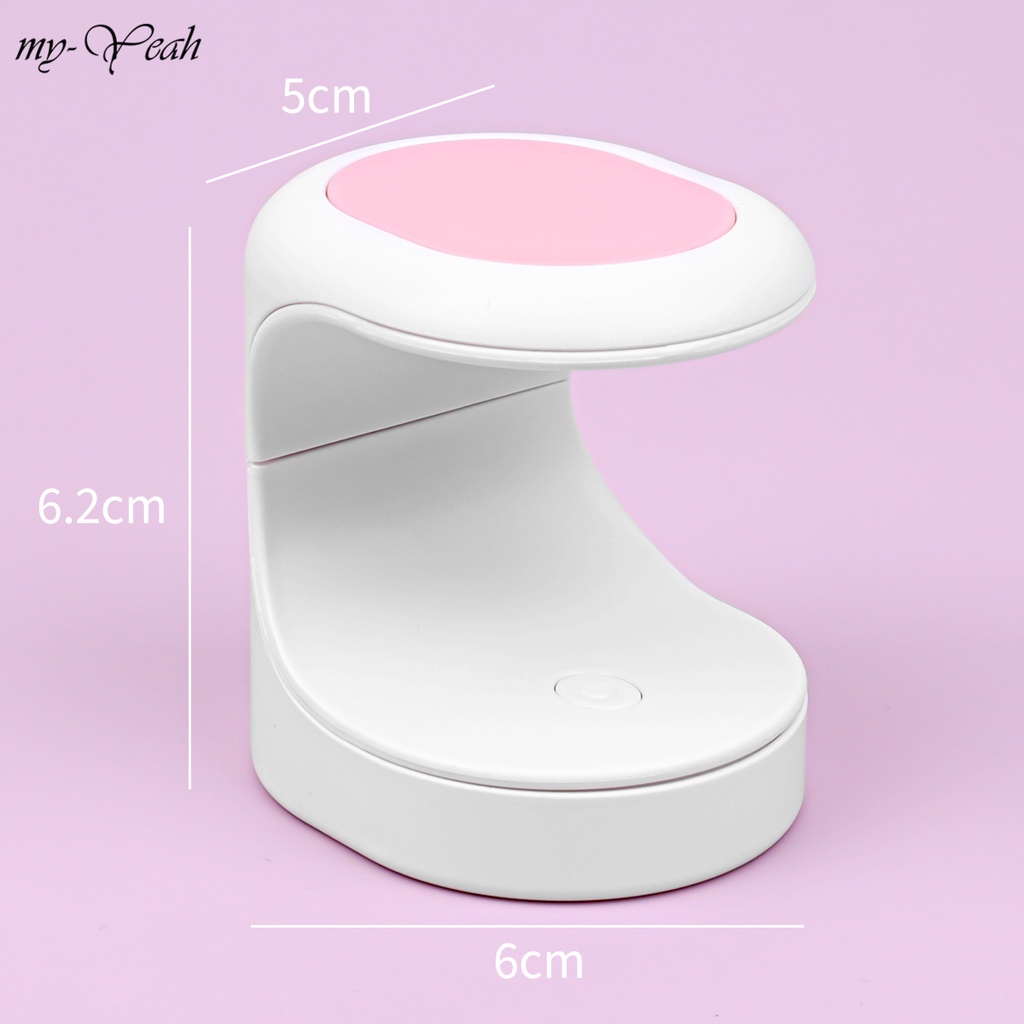Máy sấy khô sơn móng tay MONJA 6W có đèn LED UV USB nhanh chóng tiện lợi