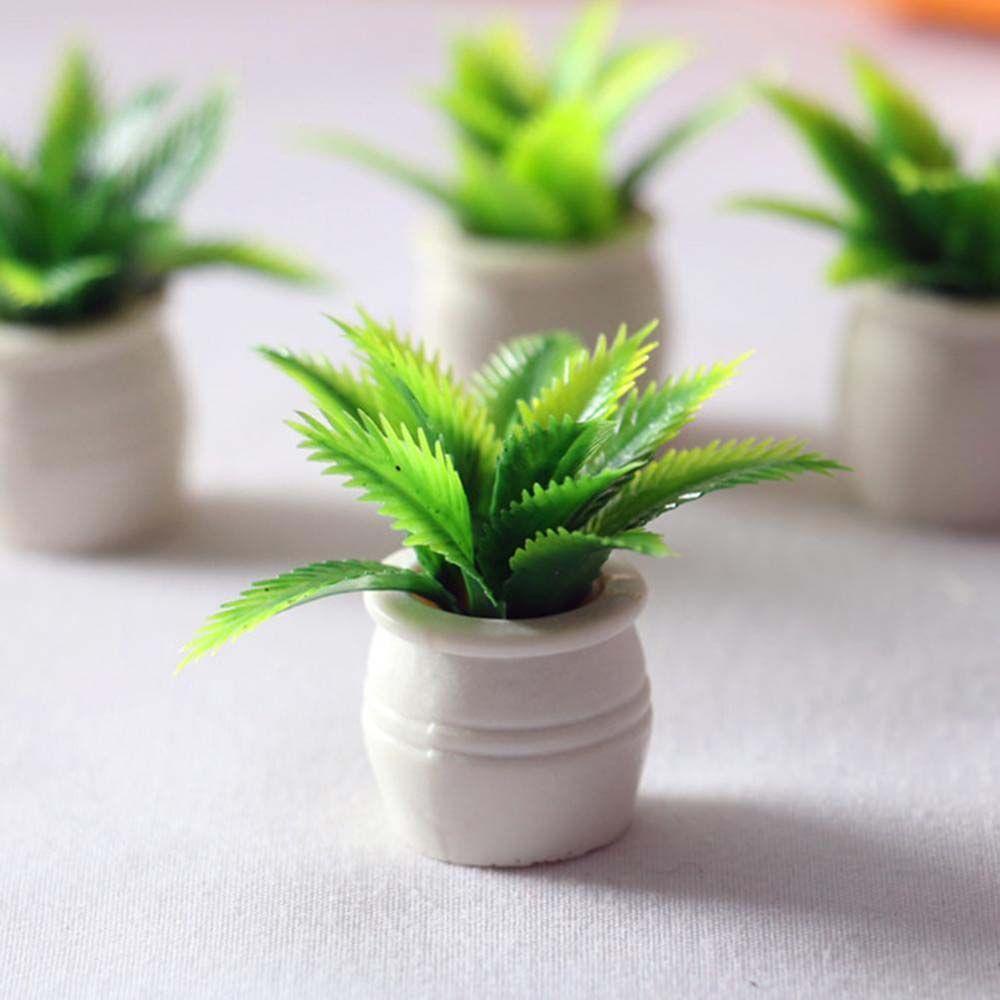 Mô Hình Chậu Cây Mini Dùng Trang Trí Nhà Búp Bê