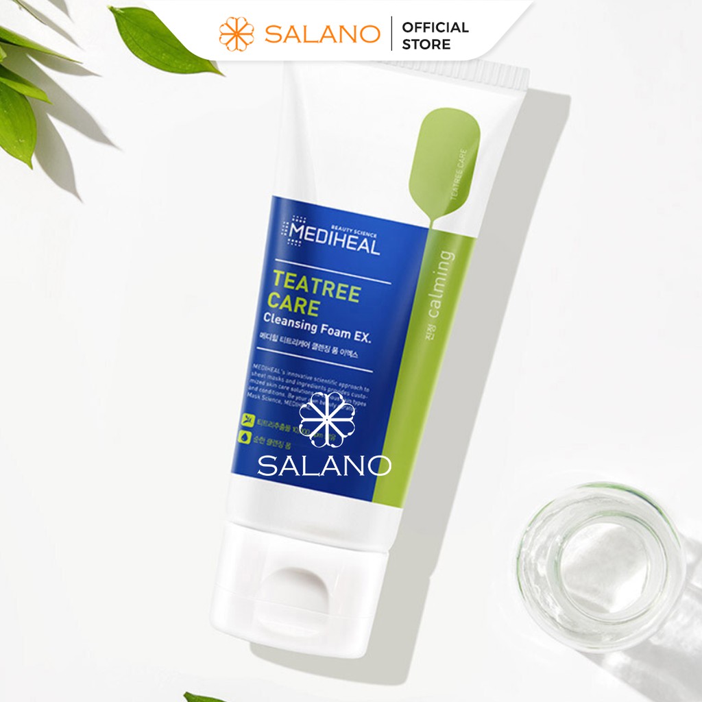 Sữa rửa mặt cho da mụn tràm trà kiềm dầu dịu nhẹ tạo bọt se khít lỗ chân lông MEDIHEAL SALANO RMSLN24 170ml | BigBuy360 - bigbuy360.vn