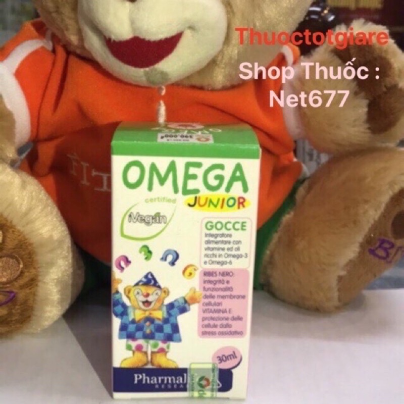 [ Kèm Quà Tặng ] Omega Junior Gocce - Thảo dược Châu Âu ( Chính Hãng )