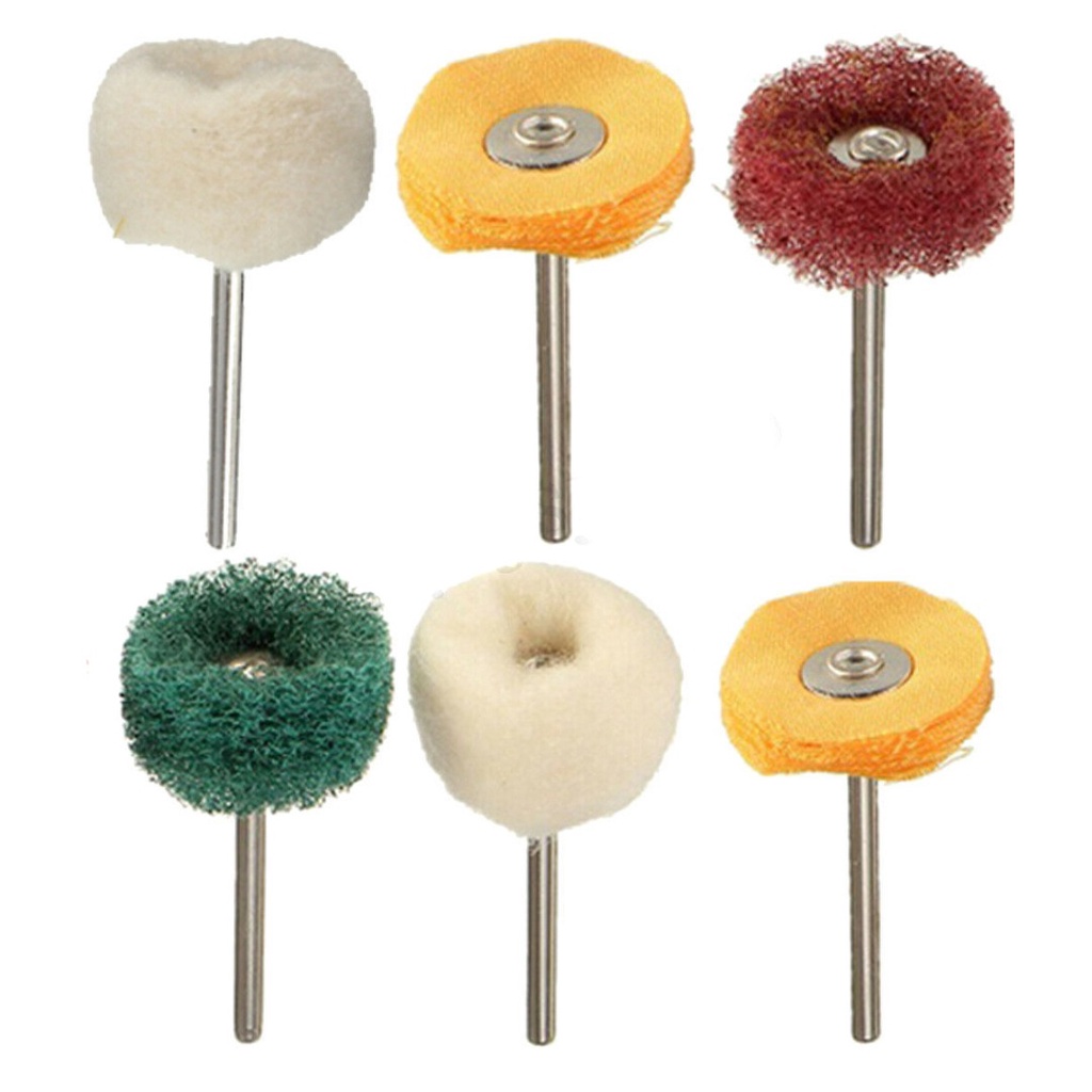 Bộ 6 Cọ Đánh Bóng Xe Hơi 25mm