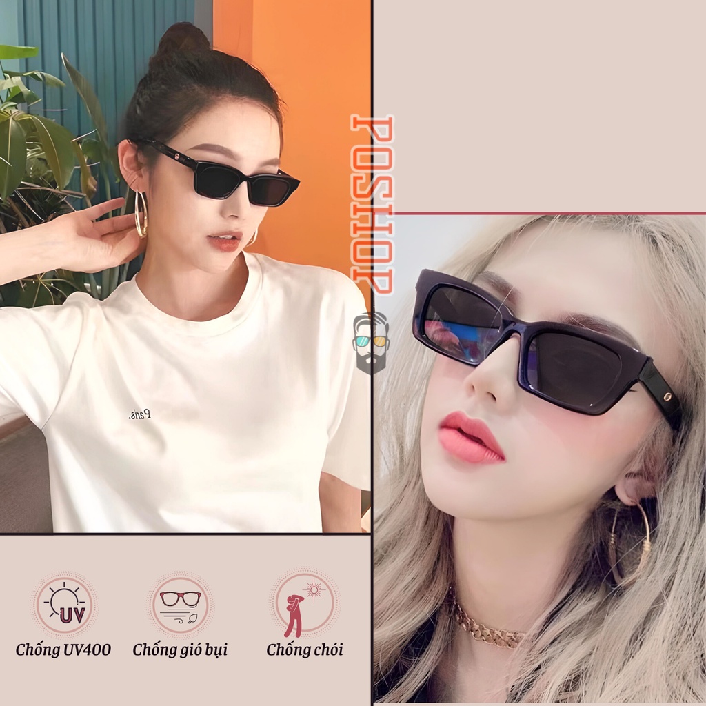 Kính mát nữ cao cấp POSHOP chống tia cực tím UV400 màu sắc dễ đeo thời trang Hàn Quốc