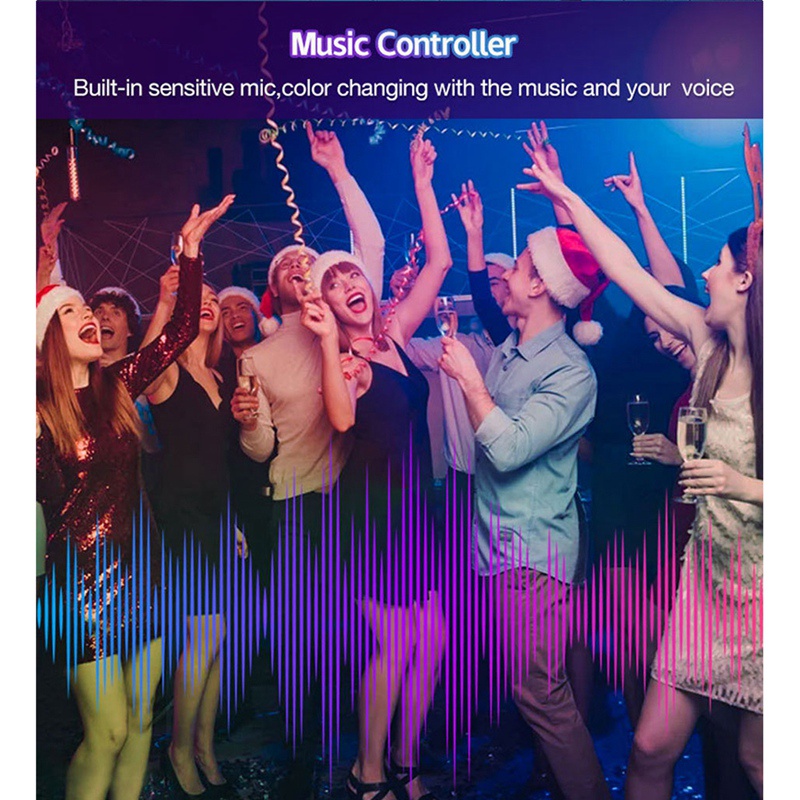 Bộ Điều Khiển WiFi RGB Cho Dây Đèn LED 3528 2835 5050 RGB Kèm Điều Khiển Từ Xa 24 Nút