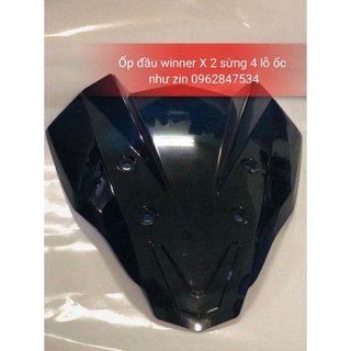 Ốp đầu Winner X 2 sừng 4 lỗ ốc như zin Vindecal BD