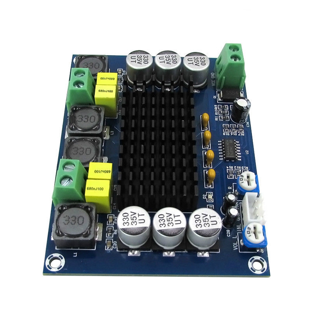 Bảng Mạch Khuếch Đại Âm Thanh Kỹ Thuật Số Kênh Kép DC 12V 24V 120W * 2 TPA3116