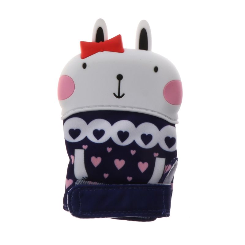 Găng Tay Kiêm Găng Tay Ngậm Mọc Răng Hình Thỏ Dễ Thương Cho Bé