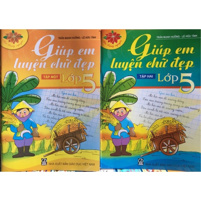 Sách Giúp em luyện chữ đẹp lớp 5 (tập 1+2)