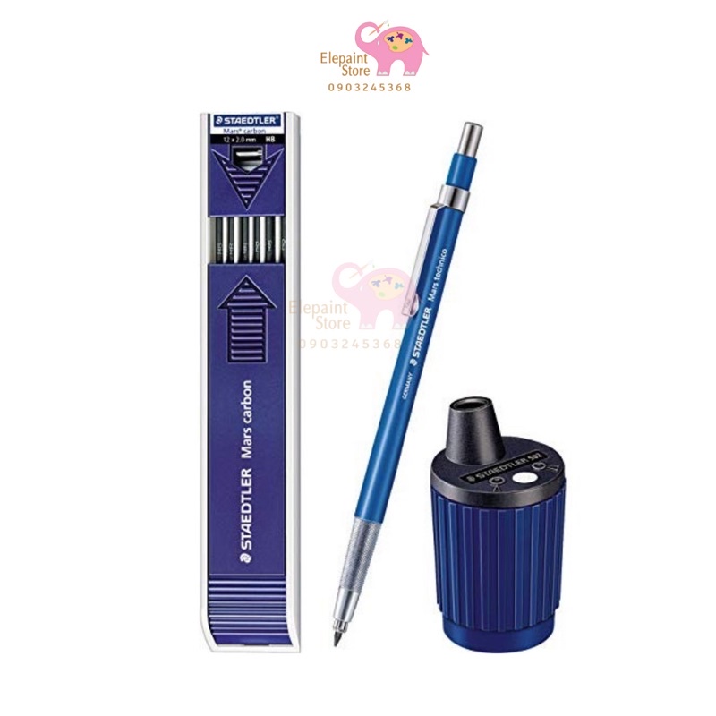 Hộp 12 ruột chì STAEDTLER Mars Carbon