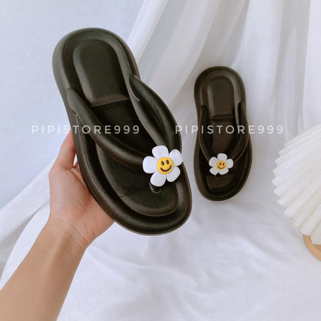 Dép Xỏ Ngón Nhựa EVA Siêu Nhẹ Hoa Cúc Đáng Yêu G027